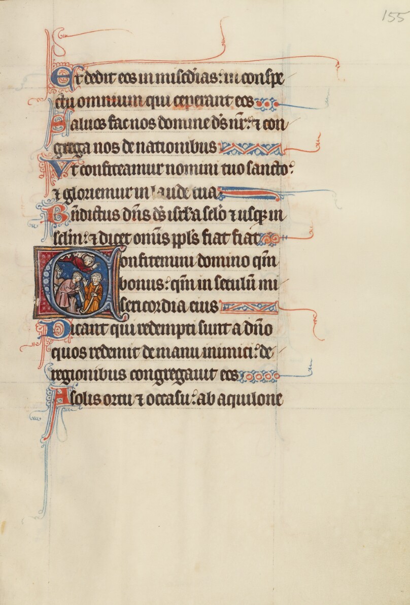 Inital C: The Annunciation to the Shepherds