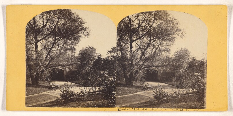 Archway over Footpath, east of the Mall.