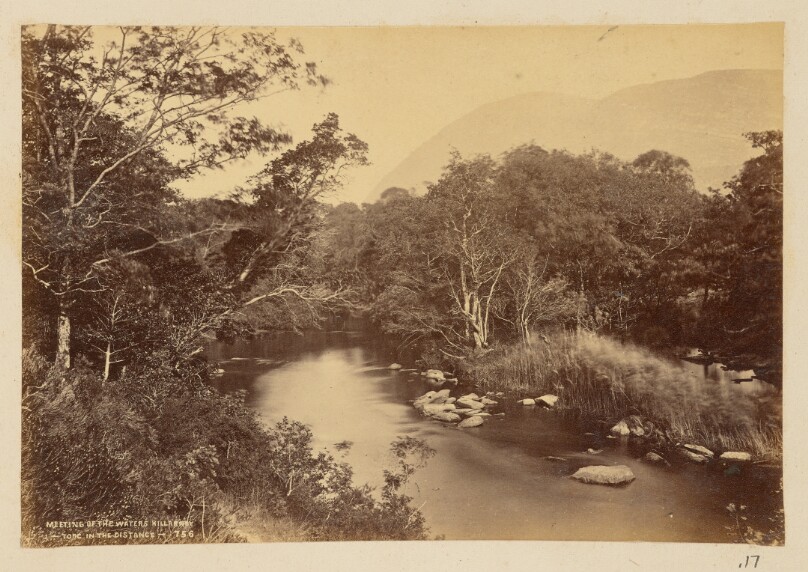 Meeting of the Waters, Killarney with Torc in the Distance