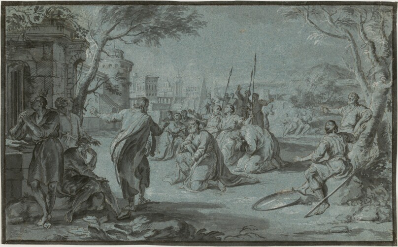 Jonah Preaching at Nineveh