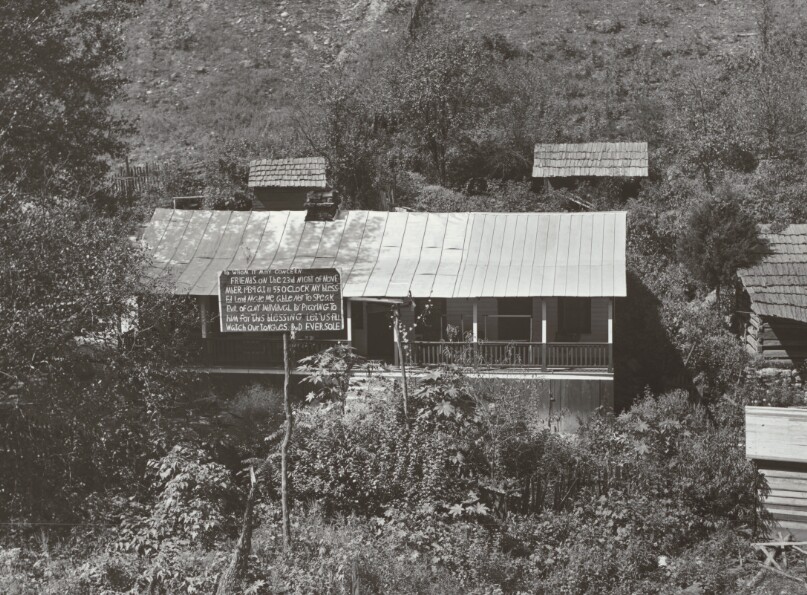 House with Sign: To Whom It May Concern