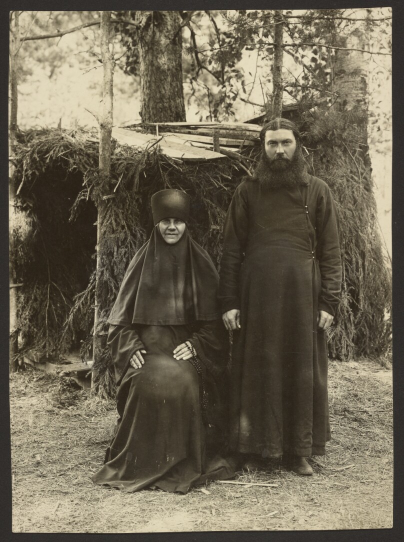 A Friar & his sister, Sarovsky Retreat near Tambov