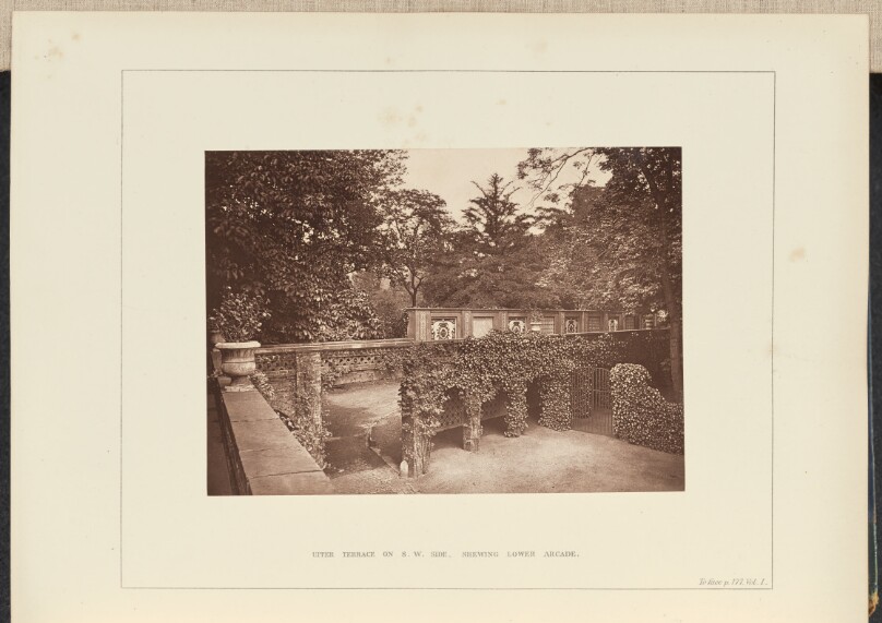 Upper Terrace on Southwest Side, Shewing Lower Arcade