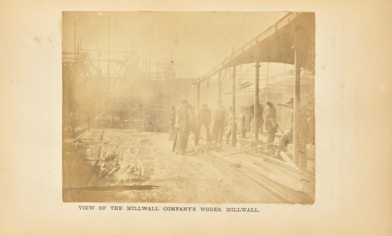 Millwall Company's Works, Millwall: Interior View