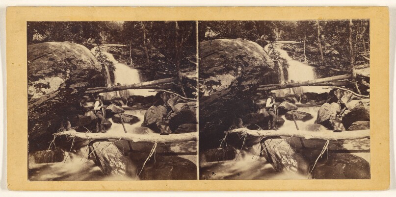 The Glens of The Catskills. View in the Kauterskill Gorge.
