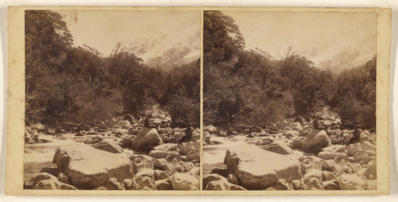 Milford Sound - Lake Ada. On the Poseidon River.