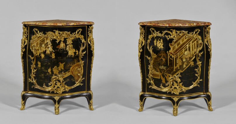 Pair of Corner Cupboards