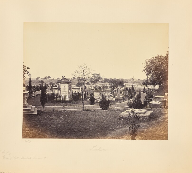 Lucknow; The Graves of Neil, Lawrence etc., in the Cemetery