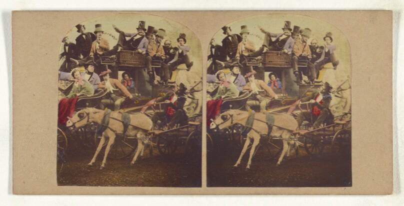 Returning from the Derby. Le Retour Des Courses.