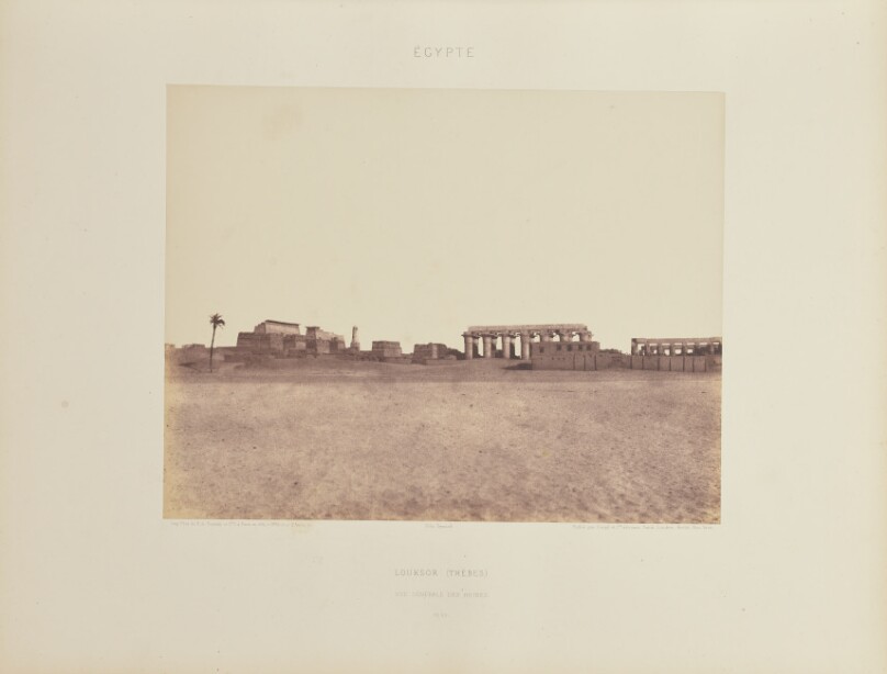 Louksor (Thèbes). Vue Générale des Ruines