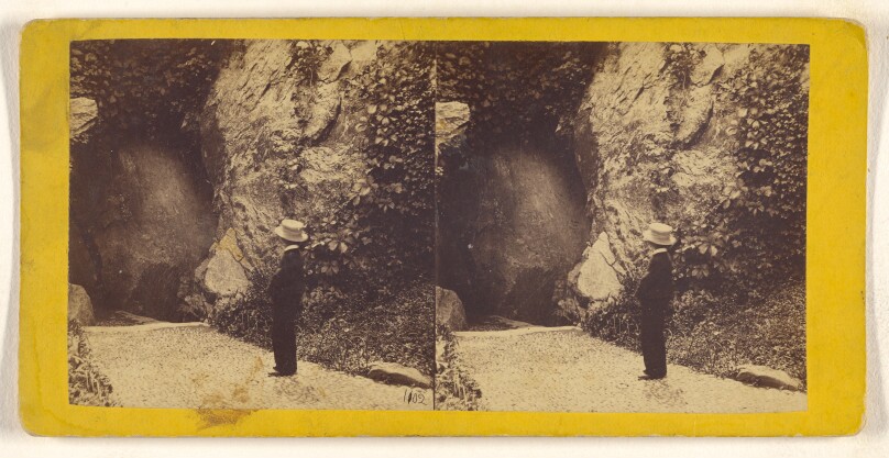 Central Park, New York. The Cave.