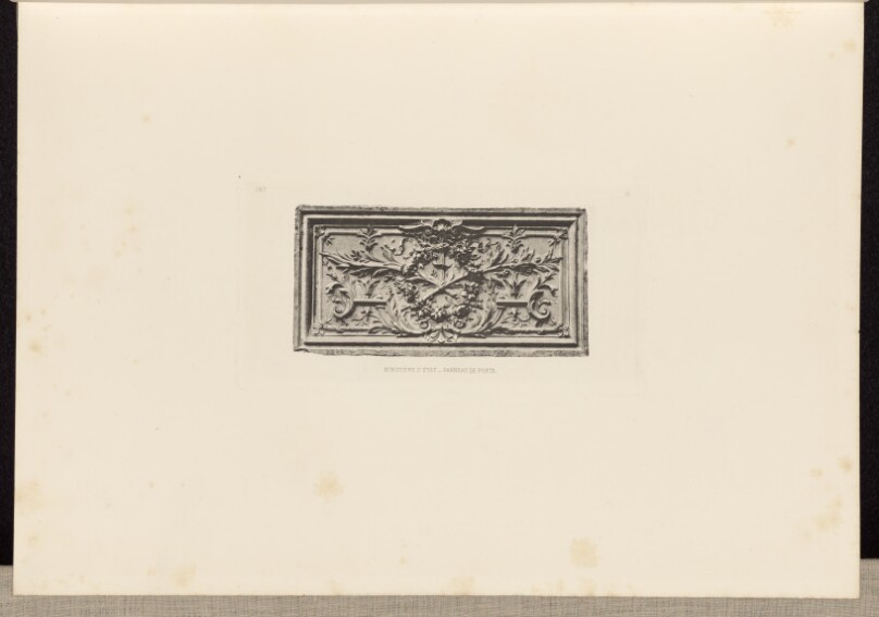 Ministère d'État (Panneau de Porte)