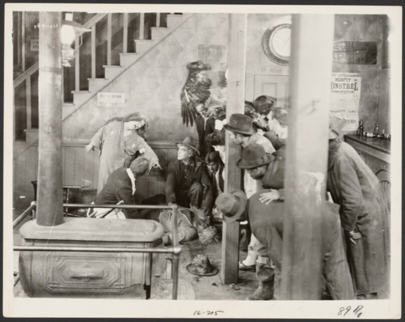 Untitled Movie Production Still from Von Stroheim's "Greed" (1925)