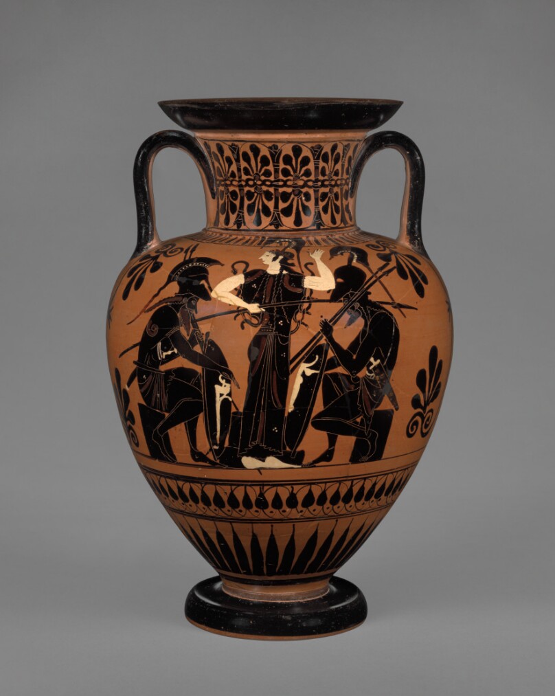 Attic Black-Figure Neck Amphora
