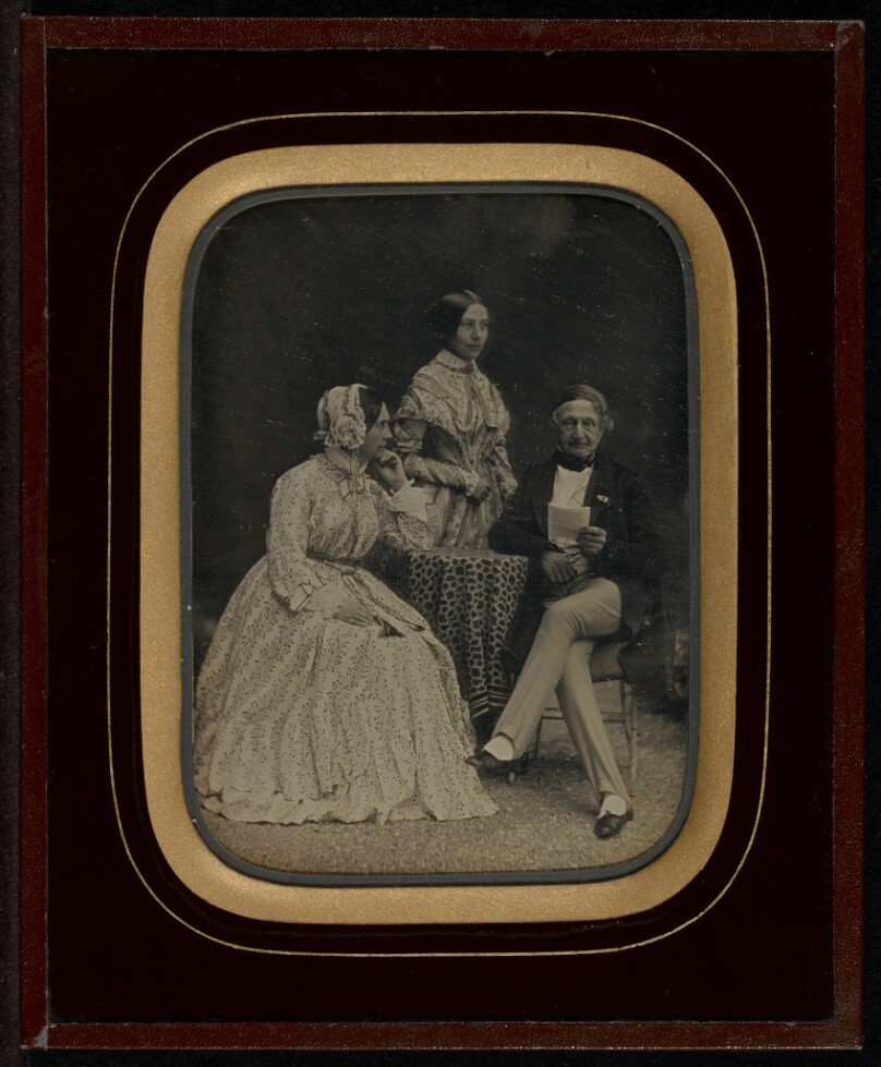 Portrait of Jean-Gabriel and Anna Eynard with Madame Charrière