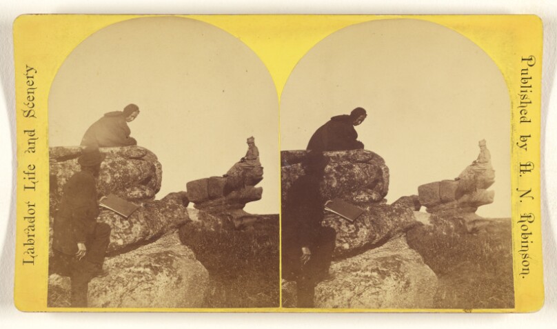 Labrador. Fish Cove. Rocks (Study.)