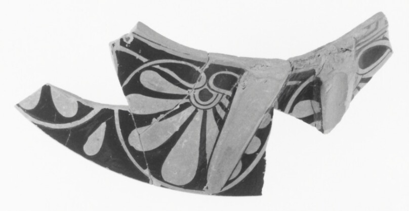 Attic Red-Figure Statuette Kantharos Fragment (comprised of 5 joined fragments)