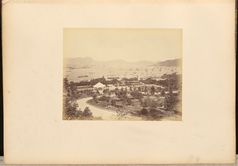 [Botanical Garden, looking toward the harbor, Hong Kong]