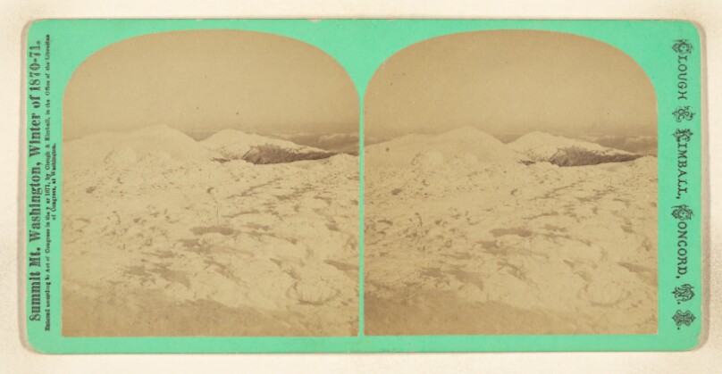 Mts. Adams and Madison, from the Observatory.
