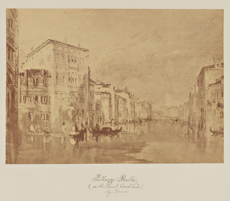 Pallazzo Balbi. (on the Grand Canal Venice) by Turner.