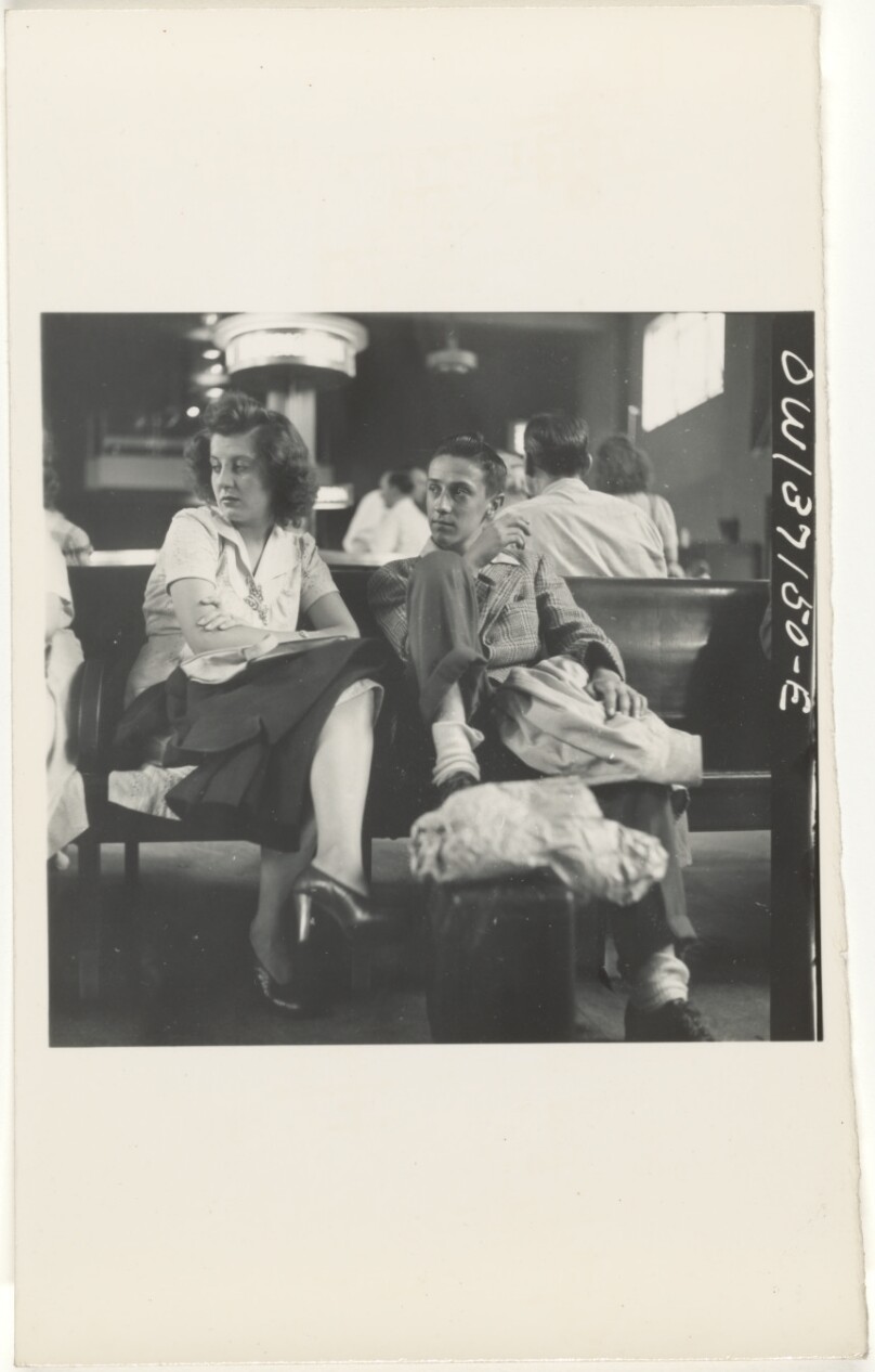 Passengers in the Waiting Room of the Greyhound Bus Station, Pittsburgh, PA