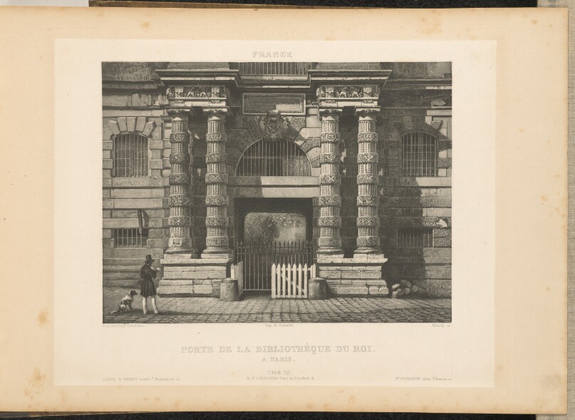 Porte de la Bibliothèque du Roi