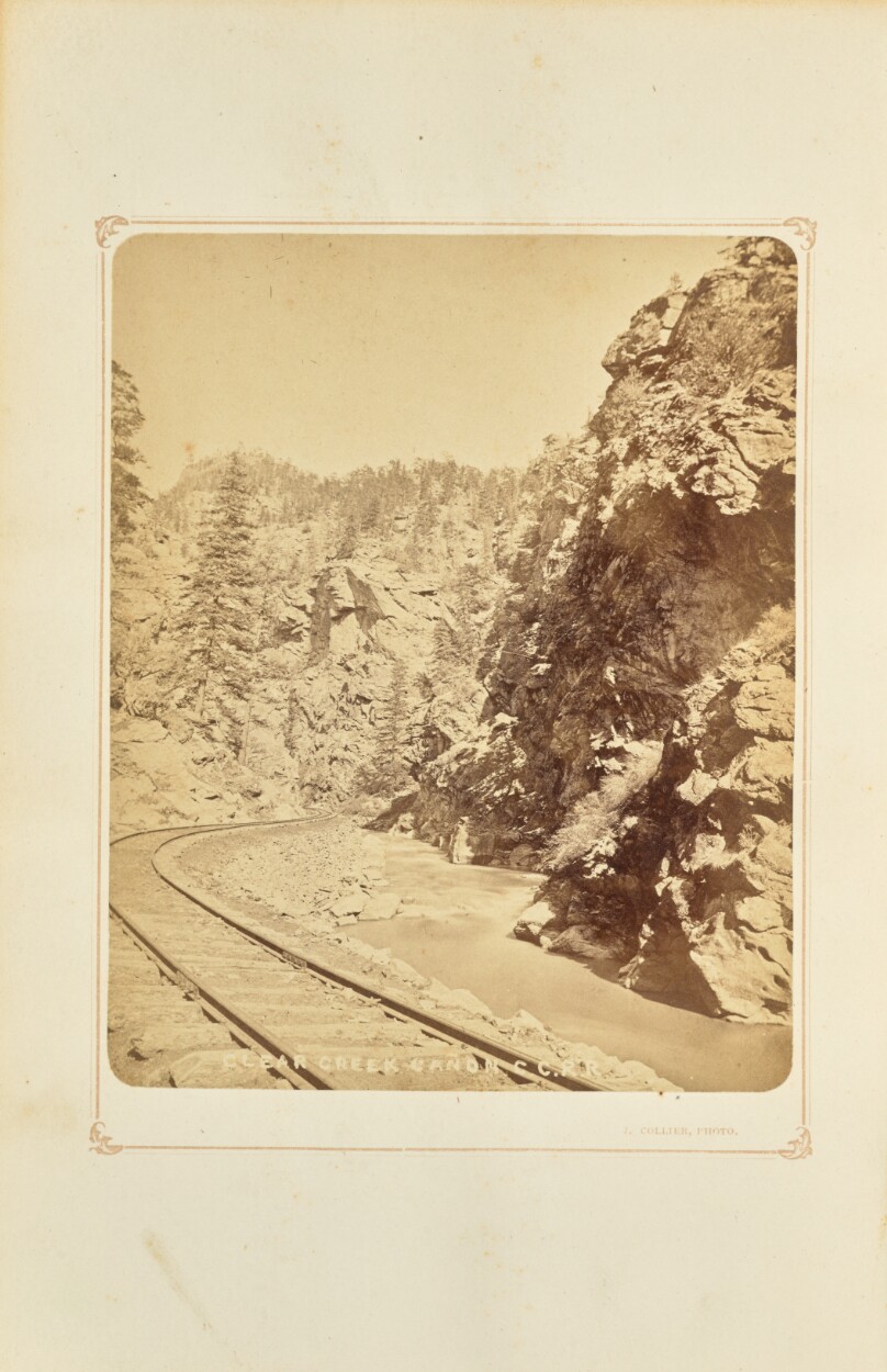 Clear Creek Cañon, Colorado Central Railroad