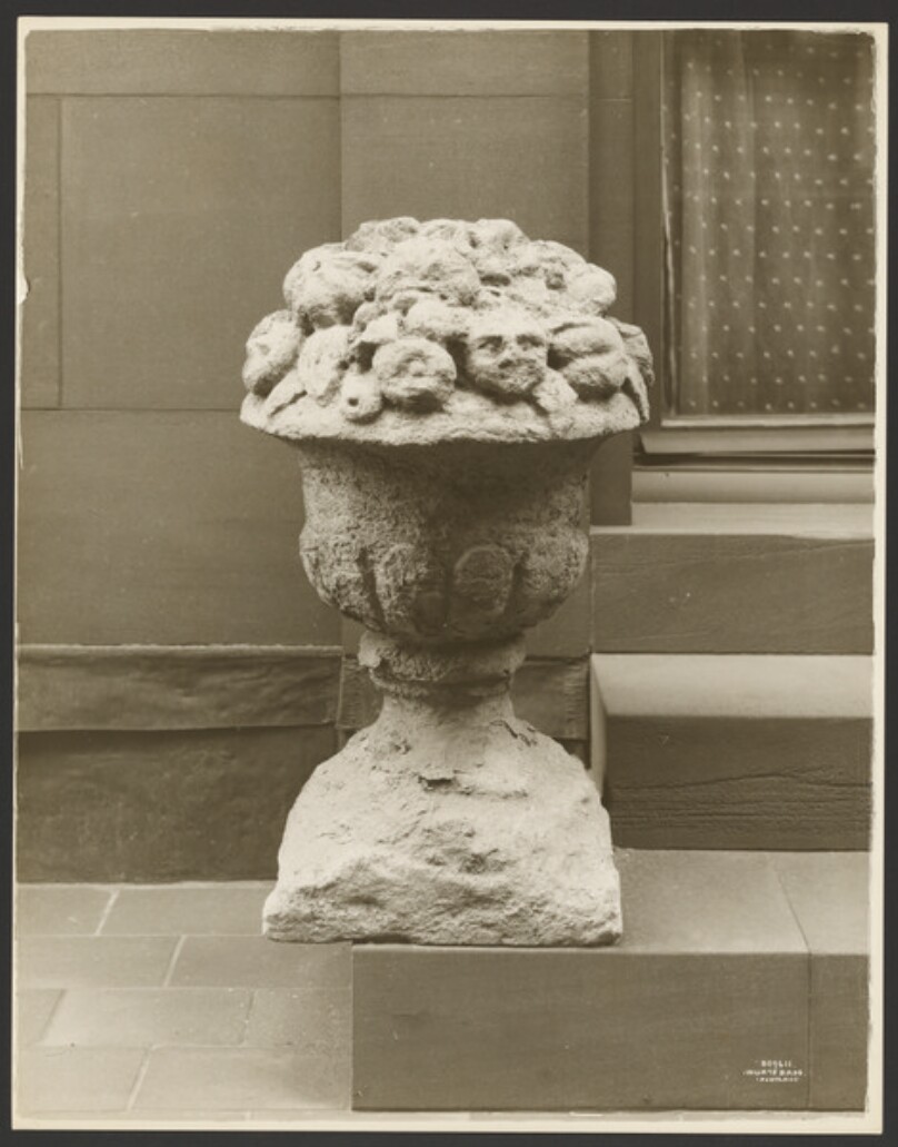 [Sculptural urn]