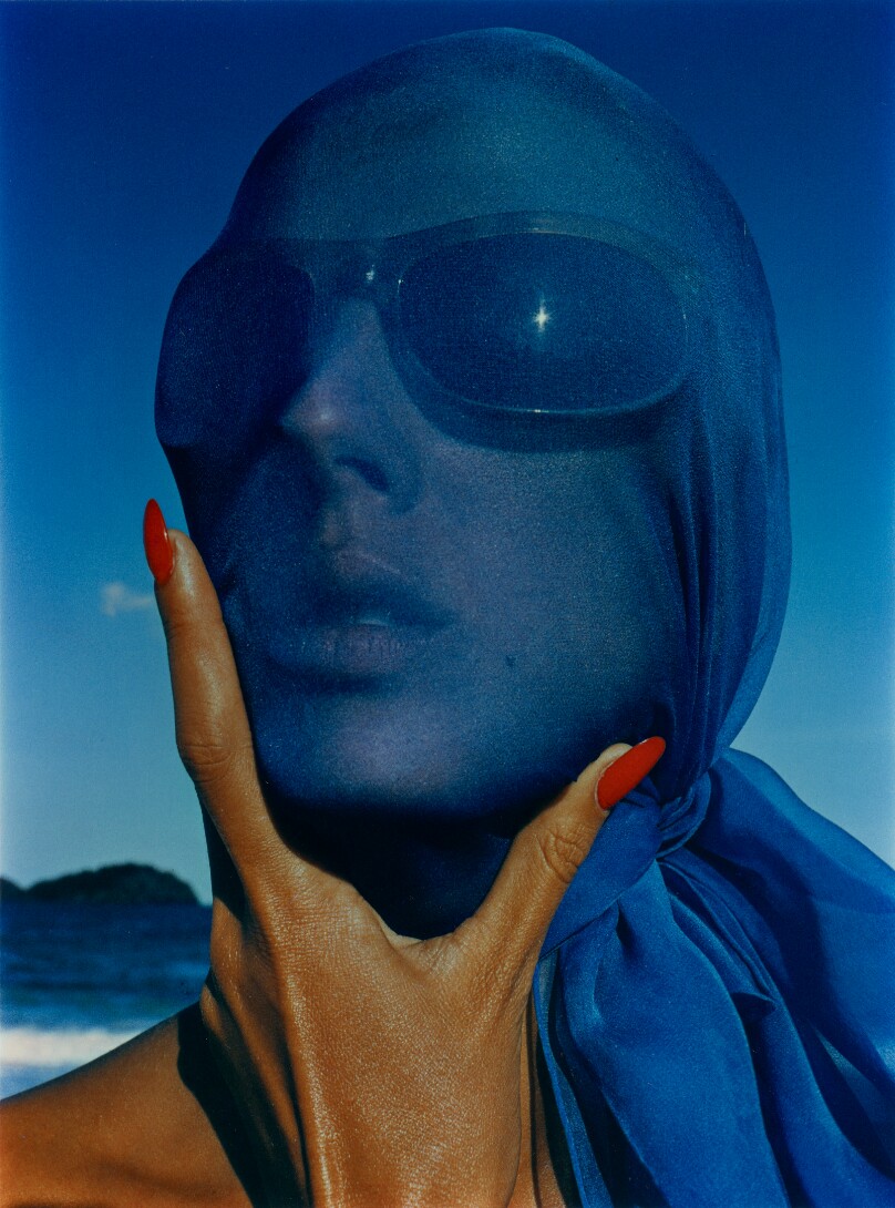 Tilly Tizzani with Blue Scarf, Antigua, West Indies