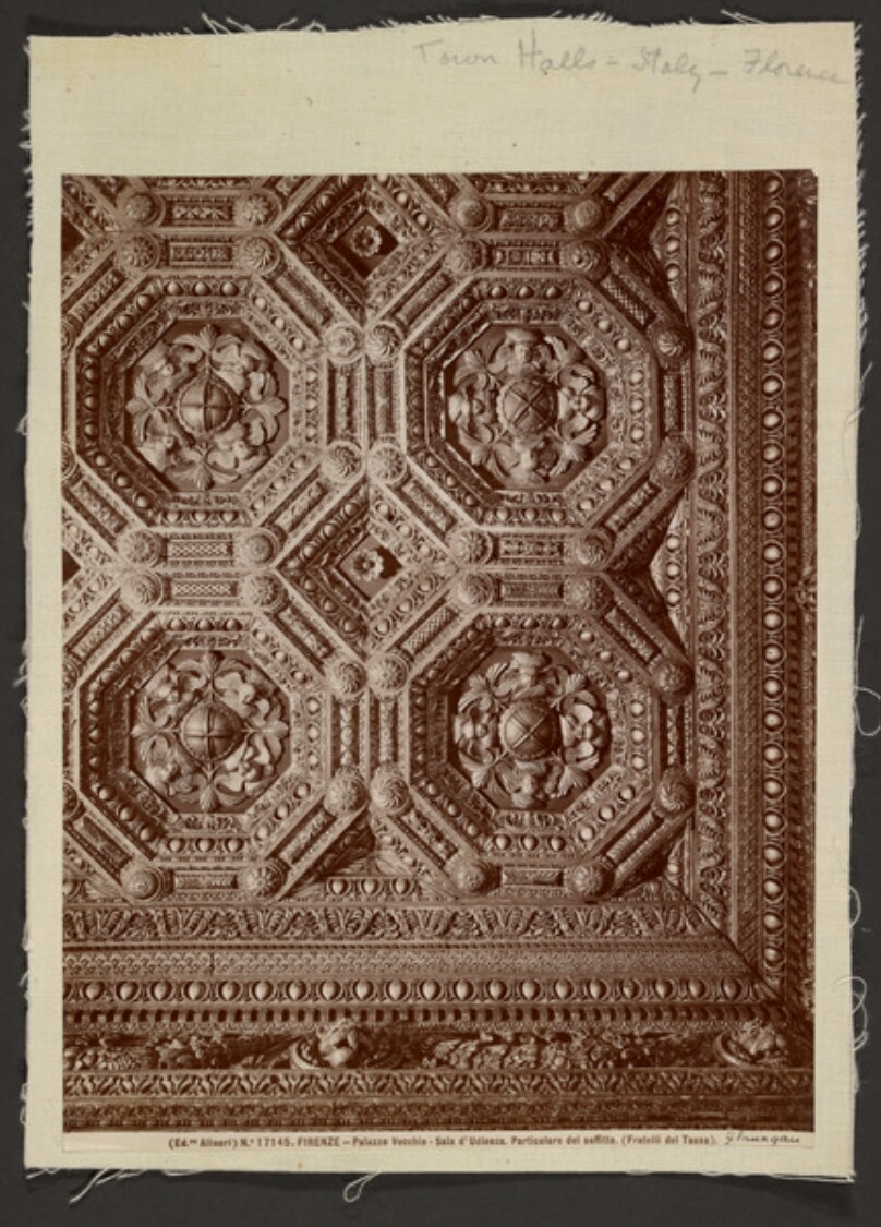 Ceiling detail, courtroom, Palazzo Vecchio, Florence