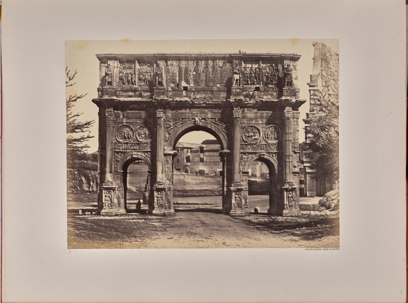 L'Arc de Constantin, façade du sud-ouest