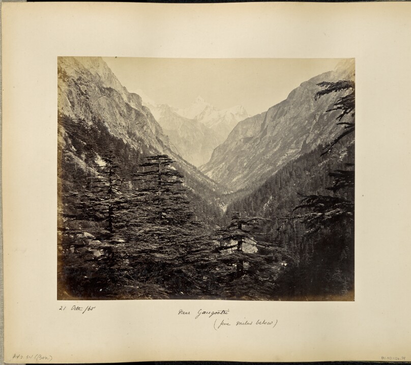 The Ganges Valley, five miles below Gangootri