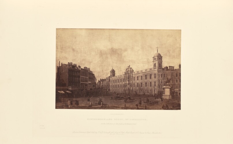 Northumberland House, by Canaletto
