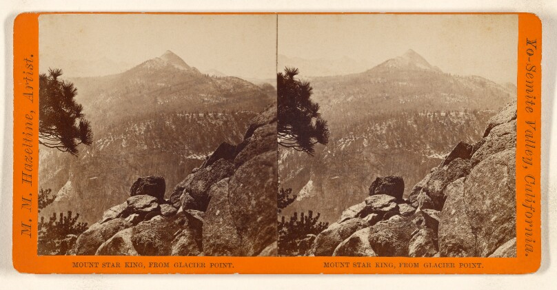 Mount Star [sic] King, from Glacier Point.