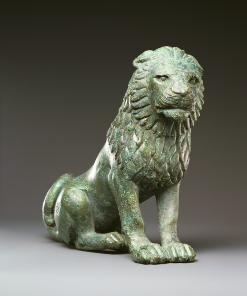 Statuette of a Seated Lion
