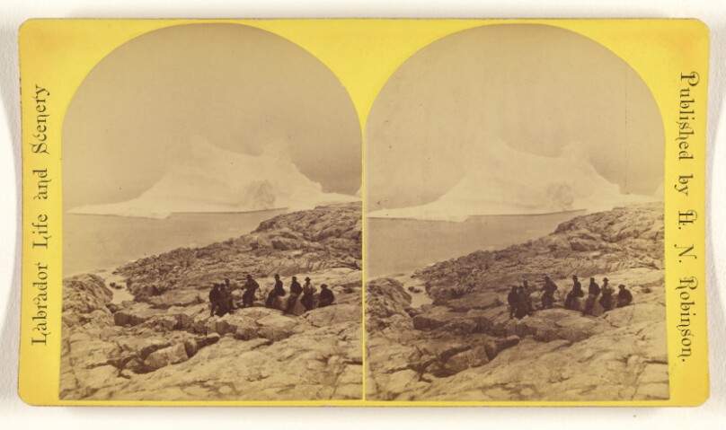 Labrador. Venison Island. Iceberg, 150 feet high.