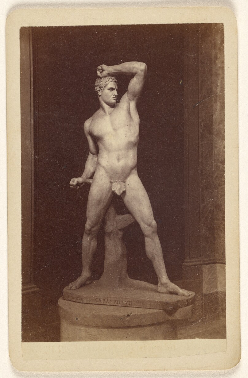 [Sculpture of a boxer / Crevgante CVRA PII VII]