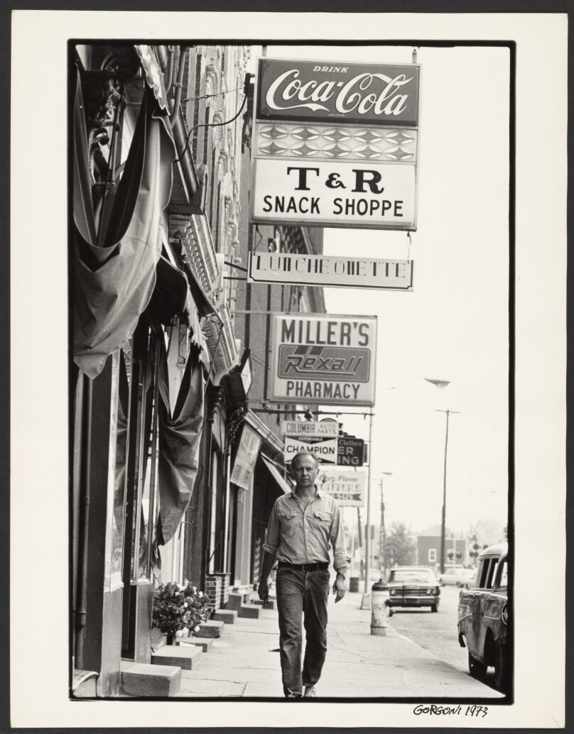 Ellsworth Kelly walking, Chatham, New York