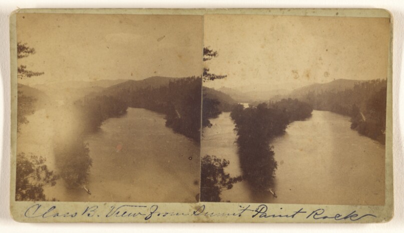 [View from Summit Point Rock, North Carolina]