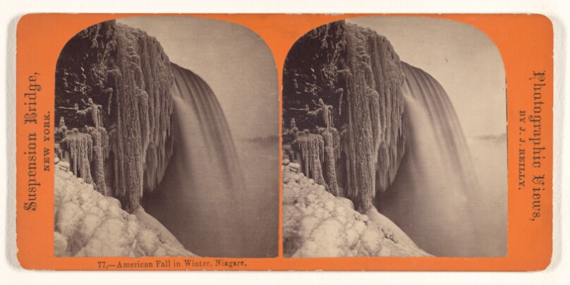 American Fall in Winter, Niagara.