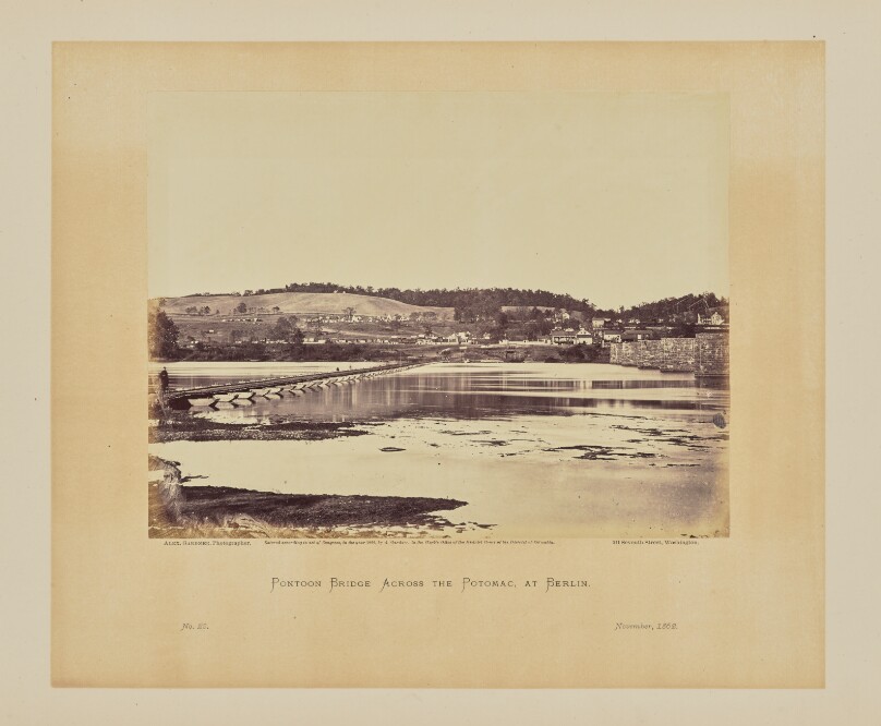 Pontoon Bridge Across the Potomac, at Berlin