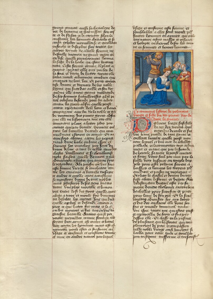 Polyxena Being Executed by Neoptolemus
