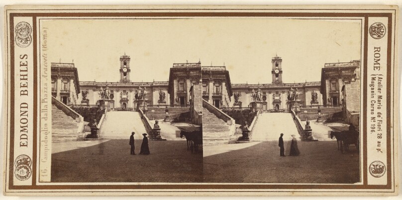 Campidoglio dalla Piazza Aracoeli (Roma)