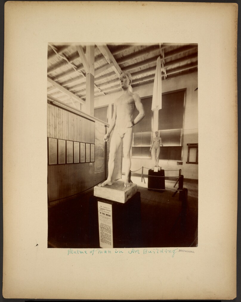 Statue of Man in Art Building