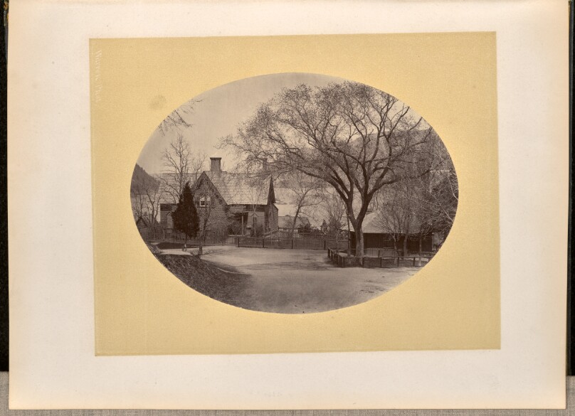 [Houses along a waterfront area, West Point]