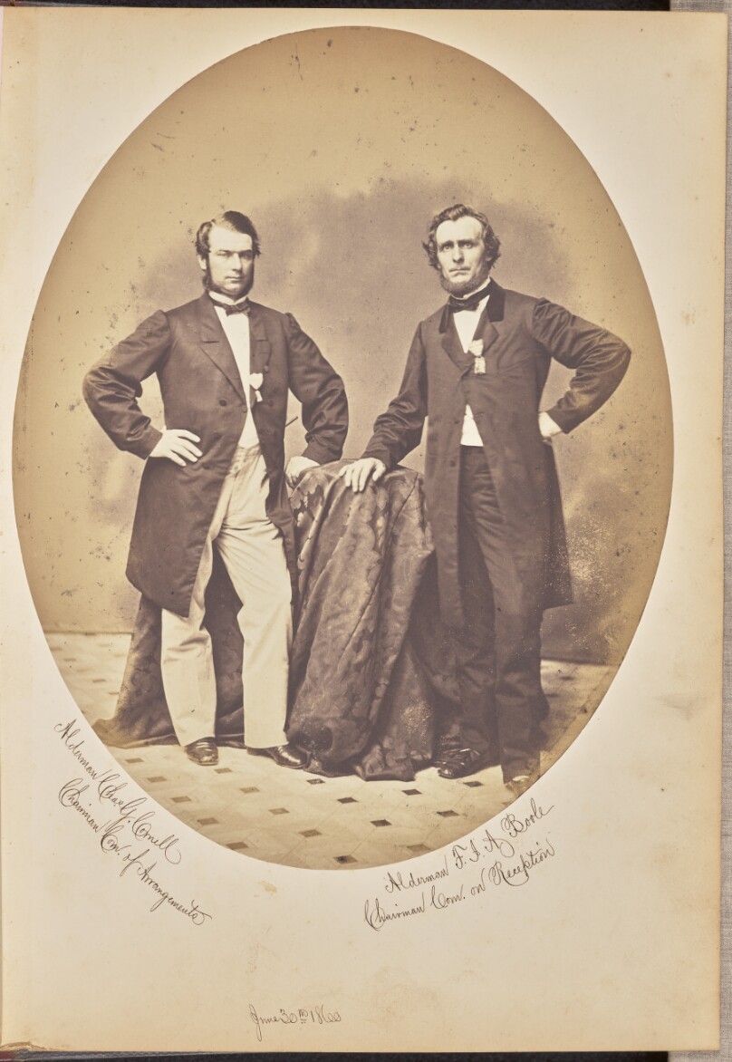 [Group portrait of two men, New York]