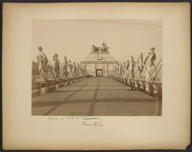View on Roof of Peristyle