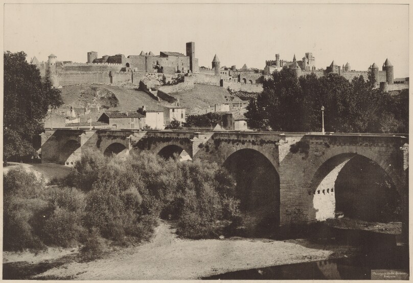 [Bridge with castle on hill]