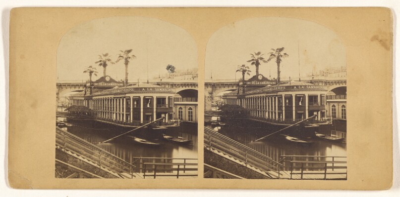 [View of Bains de la Samaritaine, Paris, France]