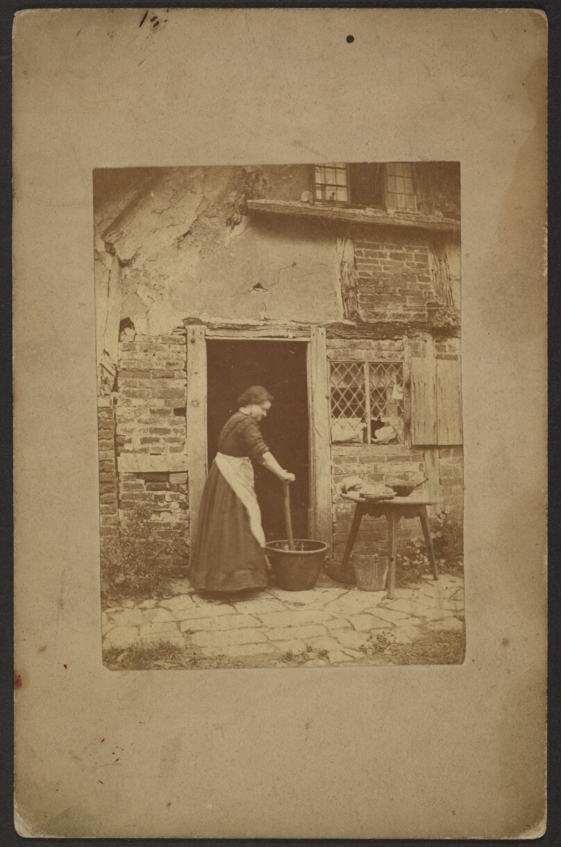 [Woman in doorway]